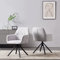 B&D home Esszimmerstuhl Latona, Drehstuhl Polsterstuhl Loungesessel Armlehnenstuhl für Esszimmer, Küche, Wohnzimmer, Büro, Industrial modern Design, Webstoff Sand, 1 Stück, 11119-SAND-1