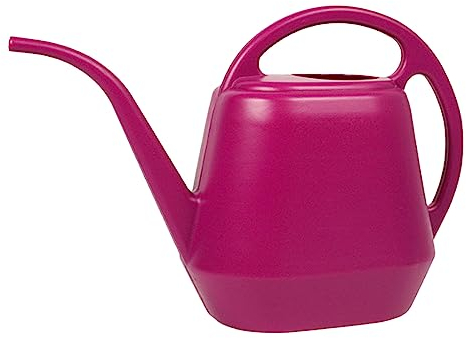 Mini arroseur de jardin pour appartement, arrosoir, en plastique polyvalent, grande capacité, 3 l, long bec, arrosoir - Boules de roses pour le jardin - Avec tige - Bleu (X1-rose vif)