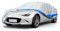 Holthly Autoabdeckung Wasserdicht Atmungsaktiv,Auto-Abdeckplane für Vollgarage,Regen,Sonne,Staub und UV-Schutz.Autoplane passend für BMW Z3,FIAT 124,Mercedes SLK SLC,Mzda MX-5 Miata,usw.3S