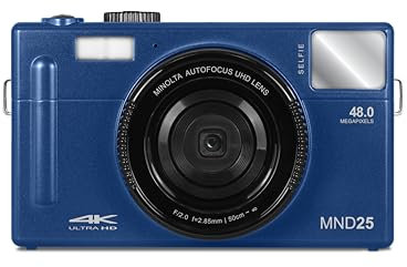 Minolta MND25 48 MP Autofocus / 4K Ultra HD Camera w/Selfie Mirror