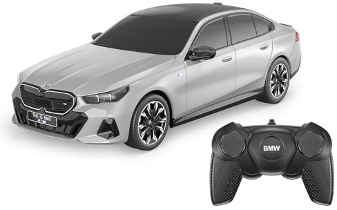 JAMARA 402219 BMW i5 1:24 2,4 GHz – fjärrstyrd bil, RC bil, barnleksaksbil med fjärrkontroll, modellbil, present till barn, sportbil, originaltrogen lackering