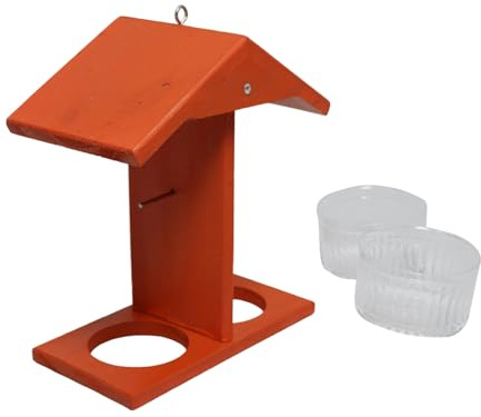Mangeoire pour oiseaux d'extérieur pour maisons d'oiseaux extérieures, villas, jardins, mangeoires pour oiseaux, distributeurs d'aliments externes, suspensions, balcon