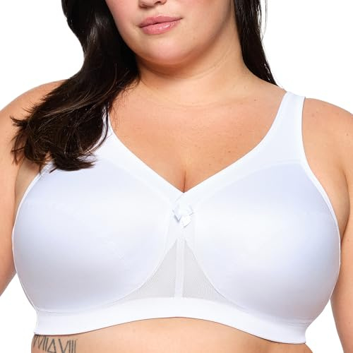 Glamorise Femme Magiclift Maintien Actif Sans Armature #1005 Soutien Gorge, Blanc, 110K EU