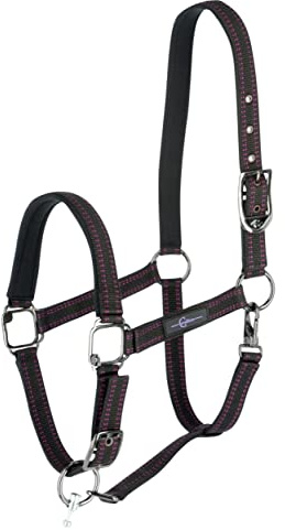 Horse Halter for Goleygo System, Black/Fuchsia, Foal