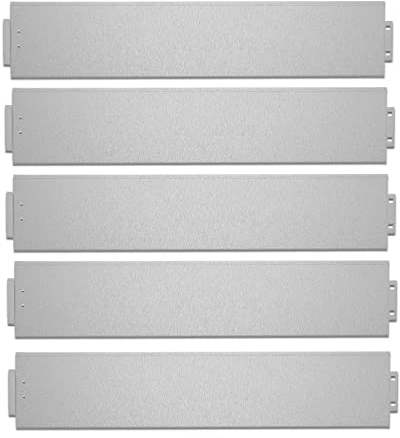 SUBTLETY Rasenkante Metall Beeteinfassung Verzinkt Mähkante 50m Flexibel Gartenumrandung Palisade Beetumrandung für Garten Border Obstgärten Blumenbeet Gemüseanbau, Silber (100x15cm, 50 Stück)