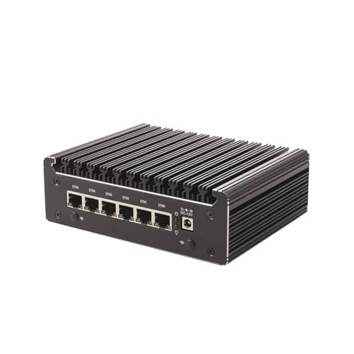 PcZinophyte Lüfterloser Soft-Router Pentium 8505 DDR5 Firewall Mini-PC 6xi226-V 2,5G NVMe SATA