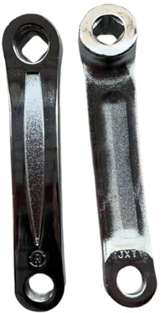 Perfeclan Ensemble de 2 manivelles de vélo Robustes et Professionnelles, faciles à Installer, Accessoire métallique Gauche/Droite, Longueur 21 cm, pour vélo