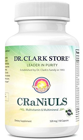 Dr Clark Store CRaNiULS (Multi Vitamin & Mineral), 520 mg 150 Gelatin Capsules