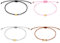 Sunshine smile 4 Stück Freundschaftsarmband Handmade