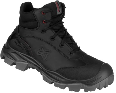 WÜRTH MODYF Sicherheitsstiefel S3S Build-X in schwarz - bequeme Arbeitsschuhe für Herren und Damen - metallfrei & wasserabweisend - in Größe 38