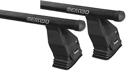 Dachbox VDPJUXT500 500 Liter abschließbar schwarz + Dachträger Tema kompatibel mit Mercedes GLC (C253) Coupé 5 Türer 15-20