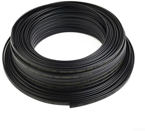 Besttoolifes Selbstregulierendes Heizkabel, 220 V, elektrisches Rohr, Frostschutz, Dach- und Dachrinnen-Enteisung, temperaturgesteuerter Heizdraht für den industriellen Einsatz im Freien, 5–100 m