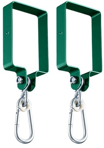 Ganci 'altalena resistenti - 2 pezzi di hardware del set di altalena, staffe sicure di sospensione 'altalena | di sospensione 'altalena con collegamenti girevoli, ganci 'altalen