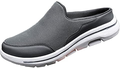 Herrar ortopediska skor, tofflor dam luftkudde slip-on träskor unisex pantoletter diabetiker fritid nät promenadskor andas sandaler mjuk sula sportskor vinter promenadskor 1