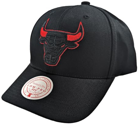 Mitchell & Ness NBA Siren Low Pro Snapback Cap Chicago Bulls Svart