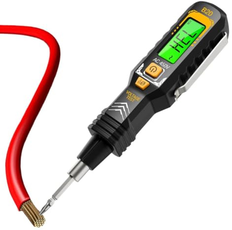 Elektrisk Testpenna Robust och Högprecision LED-Multifunktionell | Digital Display Ledningssökare Och Kretstestare För Elinspektion Bilreparation Byggarbetsplatser Och Elektroteknik