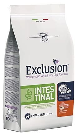 DORADO Exclusion Diet INTESTINAL Dog CROCCHETTA Small Adult con Maiale E Riso 7 kg.