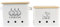 Xbopetda Onion Garlic Storage Box, Food Container Sets, Storage Canisters for Vegeatables, Set of 2 Jars Pots Containers, Garlic & Onion Bin with Aerating Tin Storage Holes & Wooden Lid