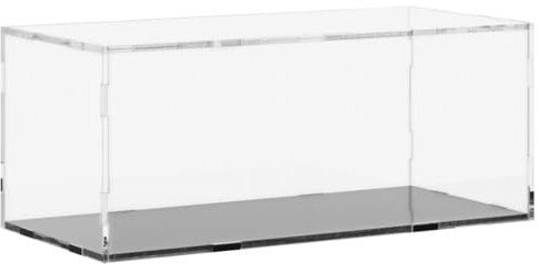 vidaXL Vitrine, Schaukasten Staubschutz, Sammlervitrine für Sammlerstücke Spielzeug Figuren, Ausstellungsbox Acrylbox, Transparent Acryl