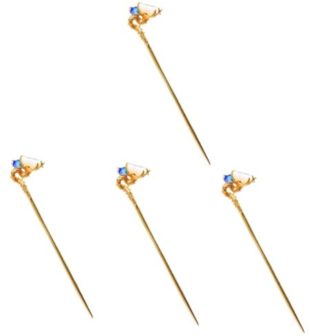 Beavorty 4 Pezzi Di Fermagli Per Cinesi Antichi Stile Vintage Con Fiori Per Donne