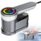 Steamer Dampfbügeleisen, 1200W Handdampfbügler und Bügeleisen 2 in 1, Dampfglätter mit 120 ml Wassertank, 5 Dampfstufen, Tragbarer Reisebügeleisen für Kleidung Hemden Bügeln, Zuhause und Unterwegs