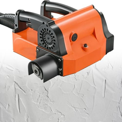 RSPPPJQ Raschietto for pareti Elettrico Portatile, levigatrice for Polvere di Mastice for Cemento, Pala for pareti, profondità Regolabile 0-4 mm, Larghezza 15 cm
