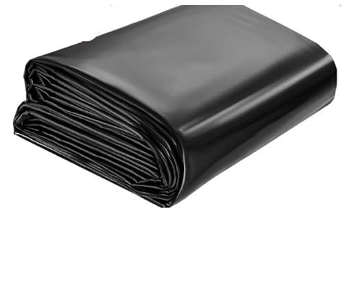 Pond Liners Flexible Liners, Pond Liner, Heavy Duty HDPE Pond Liners for Outdoor Ponds, Pond Membrane Pond Garden Pond Skins for Koi Pond, Water Garden, Fountain, Waterfall(2X6.7M)