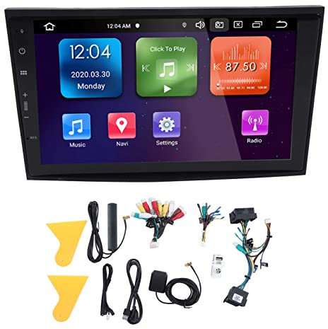 Estereo de automóvil Brilluxa, Receptor de DVD de Doble DIN, Compatible con, Pantalla táctil Android 11.0 de 8 Pulgadas, de Medios de CD de navegación GPS