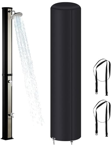 Outdoor Solar Shower Tarpaulin – Windproof All-Year Protection – Garden Shower Protection – In the Garden, Pool, Patio, Camping and Outdoor