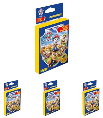 Panini LA PAT'PATROUILLE - NOS Plus Belles Aventures Blister 8 Pochettes (Lot de 4)