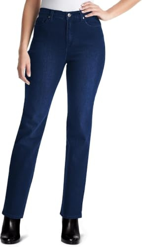 Gloria Vanderbilt - Jeans da Donna Amanda Classic a Vita Alta Affusolati Petite, 48 Corto