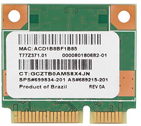 Tarjeta de Red Inalámbrica, RT3290 Mini PCI-E Port WiFi Tarjeta de Red inalámbrica, 150Mbps de Alta Velocidad PCI-E Tarjeta de Red Bluetooth