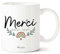Manahia Mug Merci pour tout Imprimé en France | Mug pour dire merci, tasse en céramique, cadeau de remerciement