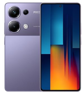 Xiaomi Poco M6 Pro Desbloqueado Smartphone versión Global 12GB RAM/512 GB ROM 6.67 120Hz AMOLED Display 64MP AI Triple Cámara Helio G99-Ultra 5000mAh Batería 67W Turbo Charging (Morado)