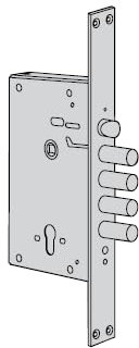 SERRATURA INFILARE CILINDRO EUROPEO 56530-28 CISA REVOLUTION