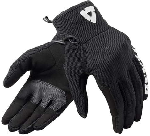 REV'IT! Revit Access Damen Motorrad Handschuhe, schwarz/weiß, XS