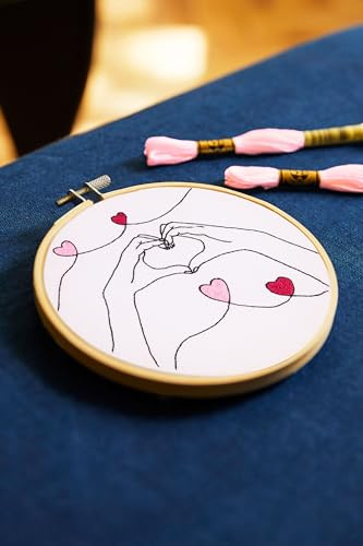 DMC - Kit broderie facile Mains de coeur par Jenni Davis