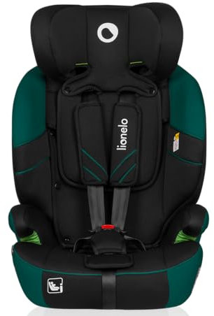 LIONELO LEVI ONE I-SIZE Silla infantil de coche 76-150 cm, Grupo 1 2 3, Protección Lateral, Reposacabezas ajustable de 10 etapas, Reposabrazos Cómodos, Respaldo Extraíble, R129 i-Size