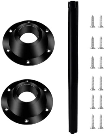 Generico Base de mesa | de aleación de aluminio – Soporte pesado ligero, base de soporte para pedestal desmontable, accesorios interiores para camiones