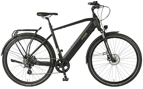 Prophete Entdecker 2.0 E-Bike Herren 28 Zoll Trekkingrad Schwarz Matt