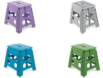 centralferramenta Sgabello Pieghevole in ABS, Colore Assor, 31x20x30 cm