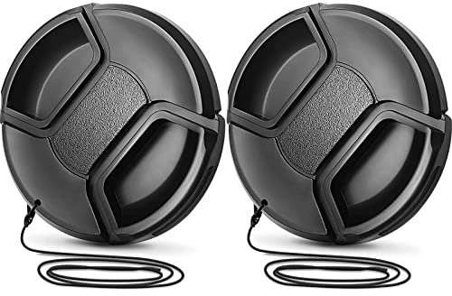 Tapa para Lente de cámara, diámetro Ø 52 mm, Tapa de protección Snap On, Compatible con Nikon, Canon, Sony, Sigma, Tamron, Olympus, Fujifilm, Cobertura Universal para cámara, Tapa Protectora Lente