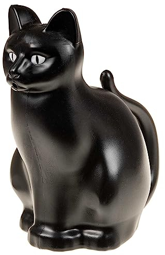 SIDCO Gießkanne Katze Blumengießkanne schwarz Kindergießkanne Wasserkanne