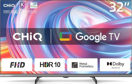 CHIQ L32FM9V 32 80cm 16:9 FHD LED Google TV schwarz