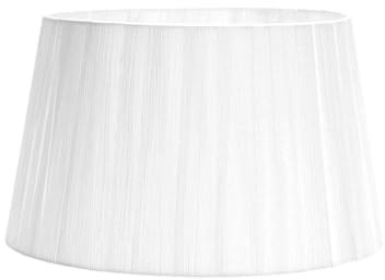 Pantalla - pantalla conica abierta E27, color blanca, dimensiones 40x30x25 cm, ideal para lámparas modernas y decoración elegante.