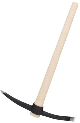 Galaflor - Kreuzhacke 3 kg - Spitzhacke mit 95 cm Eschenstiel - Gartenhacke