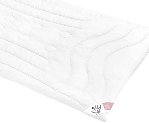SCHLAFSTIL Faserbettdecke F400, Normal, Quallofil Premium 3D-Markenfaser Größe 155x200