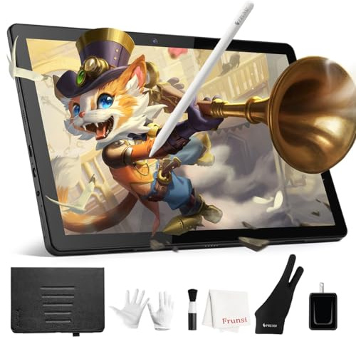 Frunsi RubensTab T11 Pro standalone Drawing Tablet No Computer Needed,10.1 inch FHD Display,Octa-Core CPU,Pre-Installed Drawing Apps & Tutorials,More Bonus Items for Beginners, Artists, Students