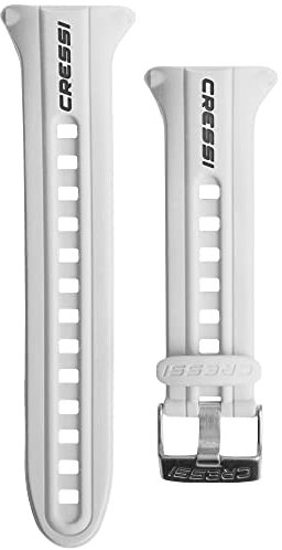 Cressi Bracelet de Montre en Silicone Blanc Combinaison sèche Unisexe