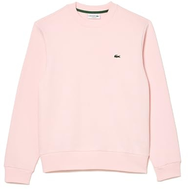 Lacoste Fleece Crew Neck Sweat-Shirt pour Homme Flamant L